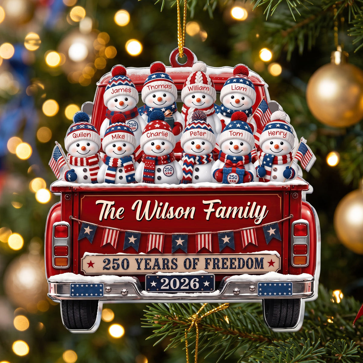 America-250Th-Anniversary-Christmas-Gifts-For-Mom,-Dad,-Family-Personalized-Ornament1