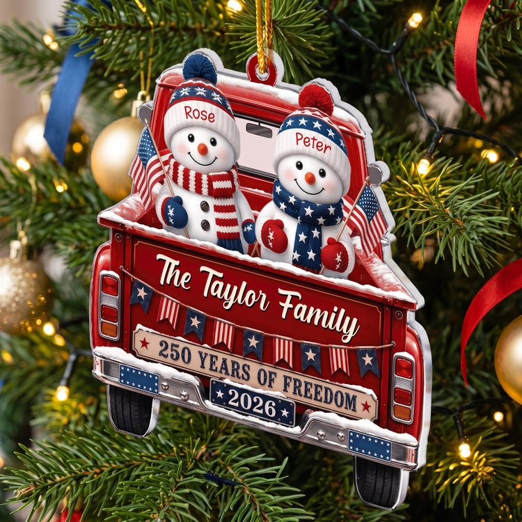 America-250Th-Anniversary-Christmas-Gifts-For-Mom,-Dad,-Family-Personalized-Ornament4