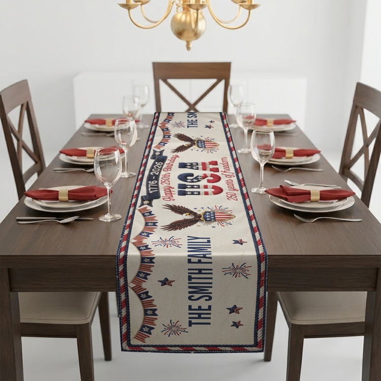 America-250Th-Anniversary-Faux-Pattern-Personalized-Table-Runner-3