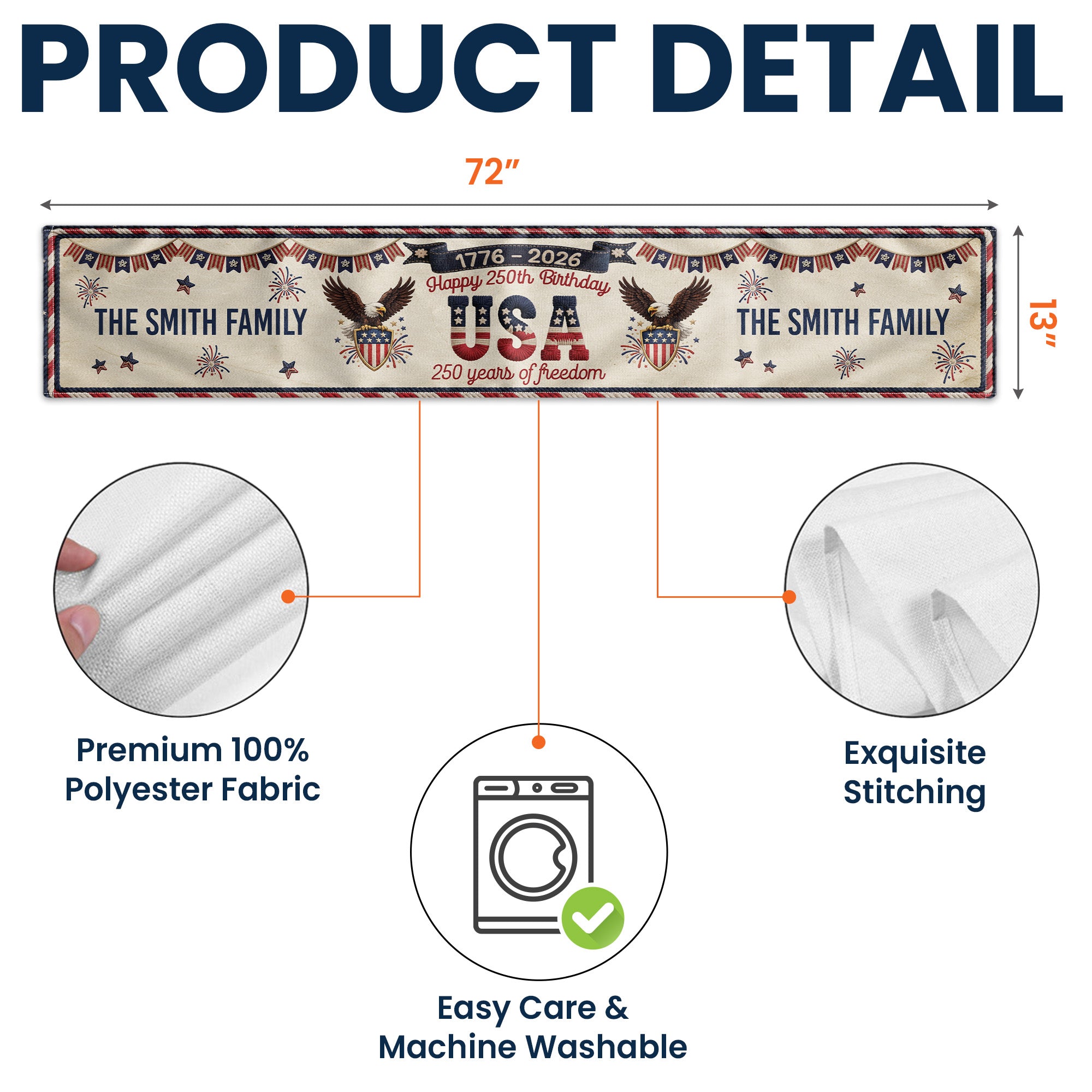 America-250Th-Anniversary-Faux-Pattern-Personalized-Table-Runner-6