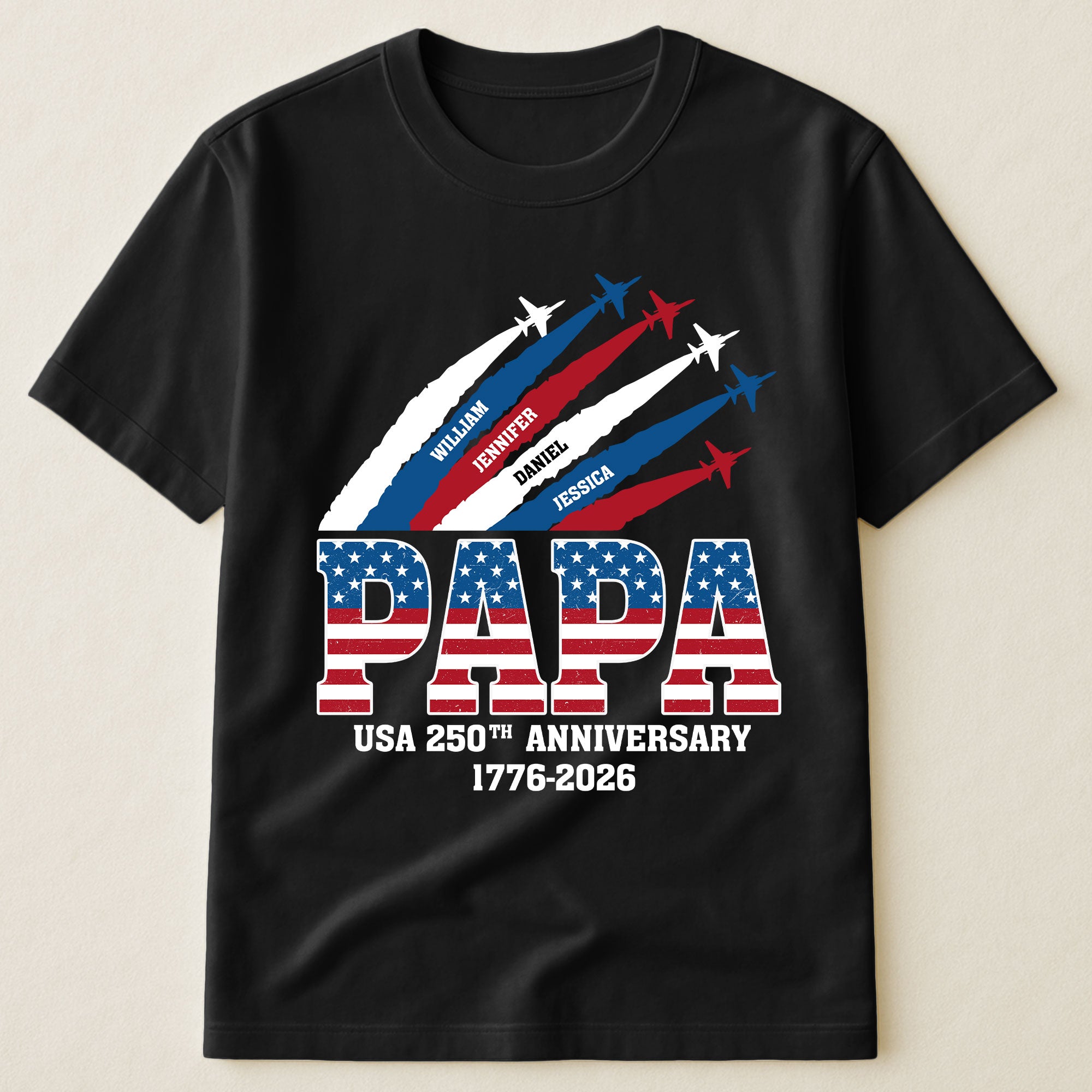 America-250Th-Anniversary-Gifts-For-Dad,-Grandpa-Personalized-Shirt-2