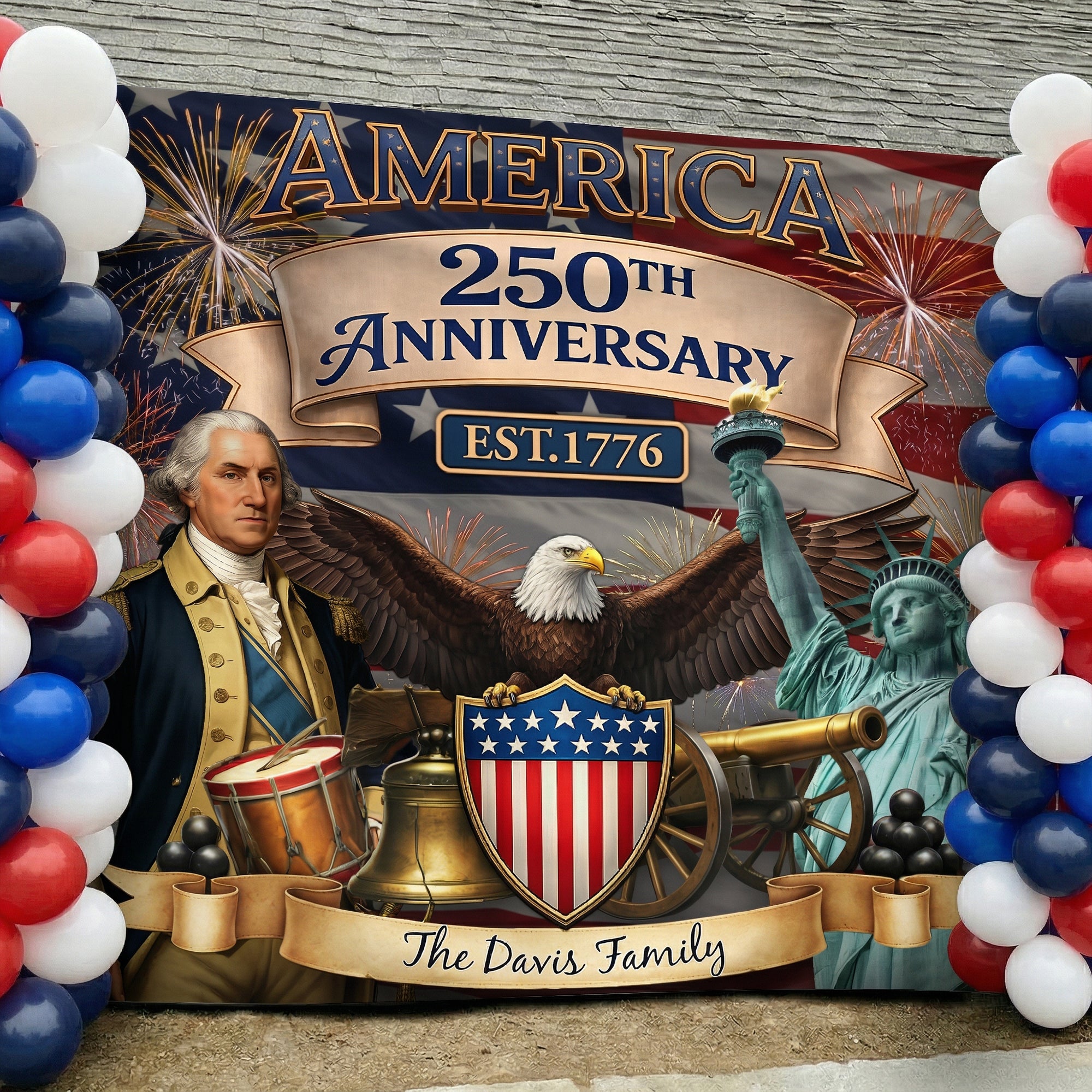 America-250Th-Birthday-Patriotic-2026-Decors-Personalized-Backdrop-5
