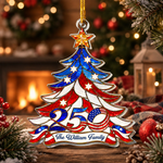 America-250Th-Gift-For-Mom,-Dad,-Family-Personalized-Ornament-2