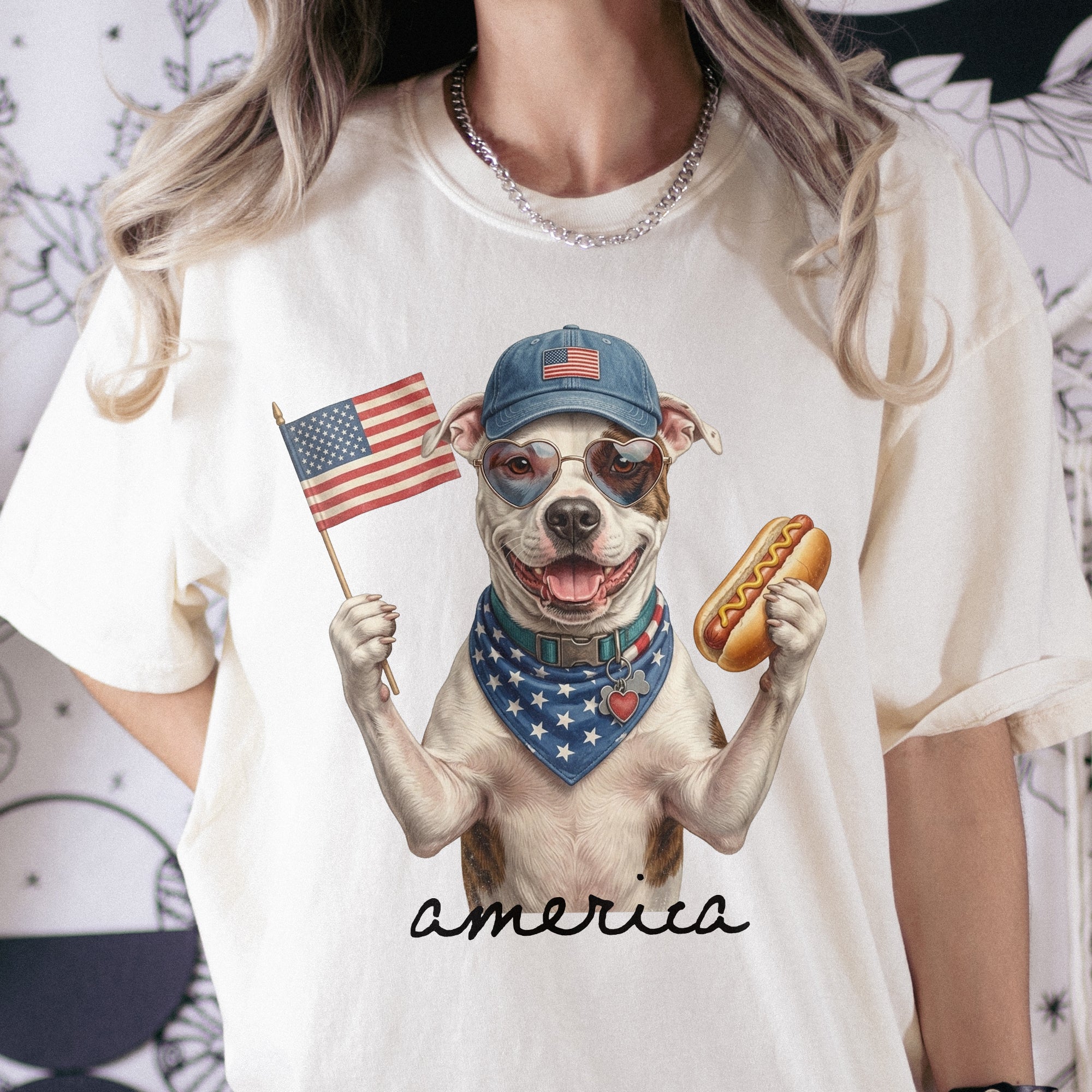 America-Custom-Pet-Portrait-Patriotic-Funny-Style-4th-Of-July-Shirt-Personalized-Shirt-3