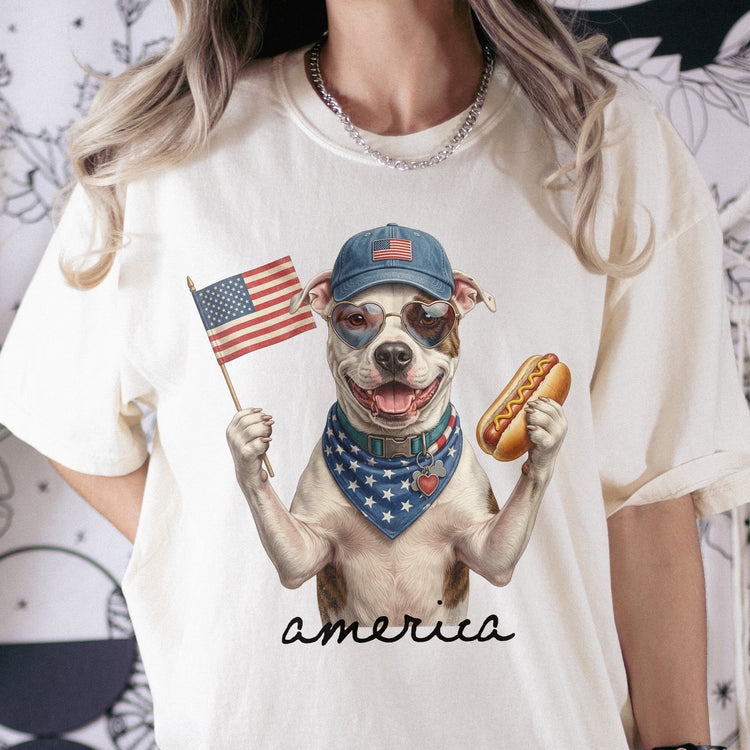 America-Custom-Pet-Portrait-Patriotic-Funny-Style-4th-Of-July-Shirt-Personalized-Shirt-3