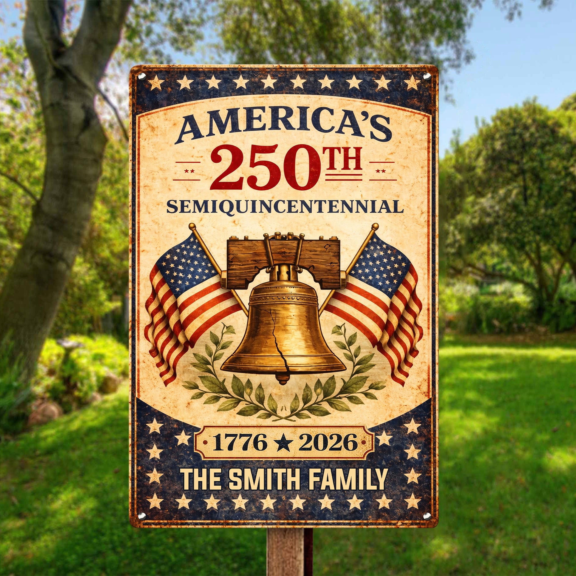 America_S_250Th_Semiquincentennial_Personalized_Metal_Sign_1