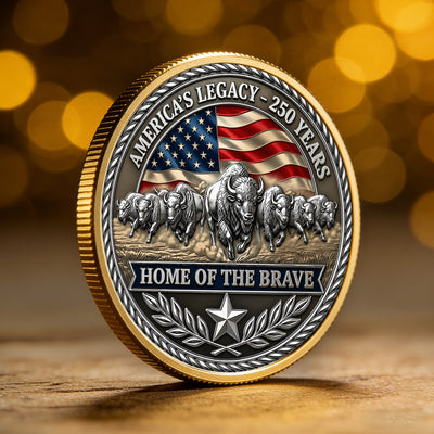 America's Legacy 250 Years Bison - Coin