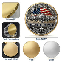 America's Legacy 250 Years Bison - Coin
