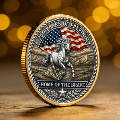 America's Legacy 250 Years Mustang Horse - Coin