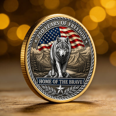 America's Legacy 250 Years Wolf - Coin
