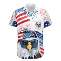 American Dad Grandpa Papa Patriotic - Personalized Back Printed Hawaiian Shirt