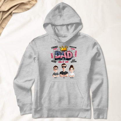 American Dad Man Of God - Personalized Shirt