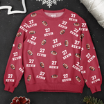 American Football Custom Name, Number - Personalized 3D Printed Sweatshirt