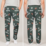 American Football Custom Name, Number - Personalized Sweatpants, Lounge Pants With Pockets, Custom Pajama Pants, Jogger Sweatpants, Gift For Son, Gift for Him