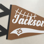 American Football Player Custom Name And Number - Personalized Pennant 4