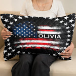 American Freedom Flag Patriotic Design - Custom Quilt Set