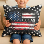 American Freedom Flag Patriotic Design - Custom Quilt Set