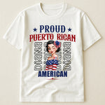 American Grown With Mexican Puerto Rican Cuban Hispanic Roots - Personalized Shirt