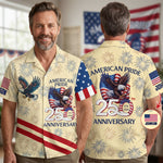 American Pride Patriotic 250Th Anniversary Eagle - Personalized Hawaiian Shirt