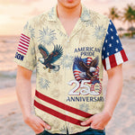 American Pride Patriotic 250Th Anniversary Eagle - Personalized Hawaiian Shirt