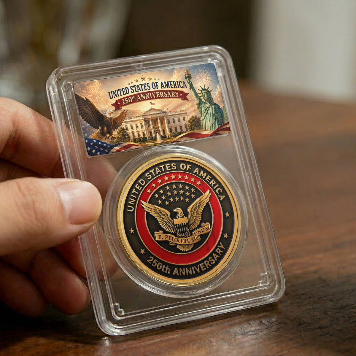American Symbol 250 Years Of Freedom Great Seal - Coin