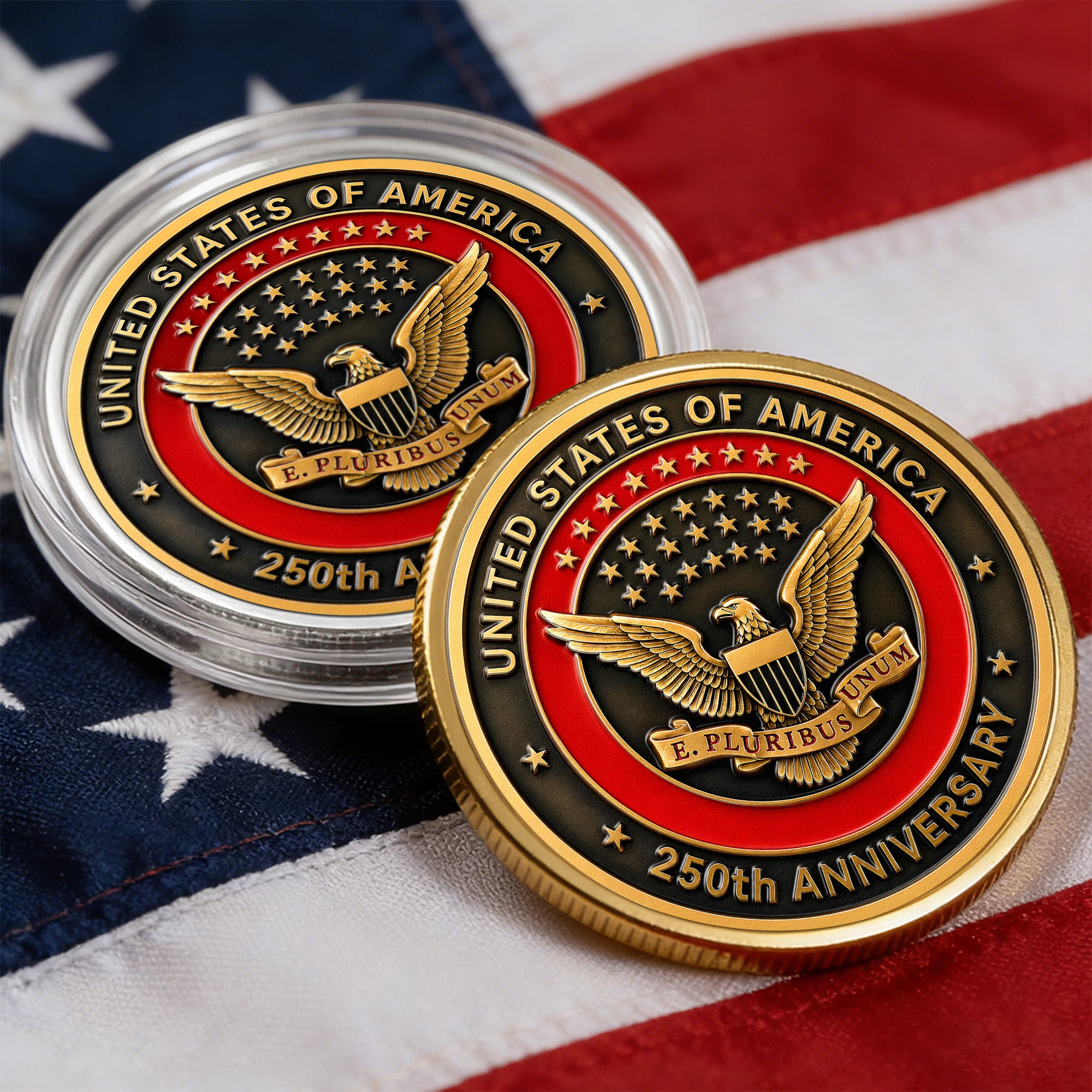 American Symbol 250 Years Of Freedom Great Seal - Coin