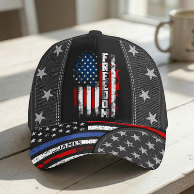 American Freedom 250th Anniversary Jet Fighter - Personalized Cap
