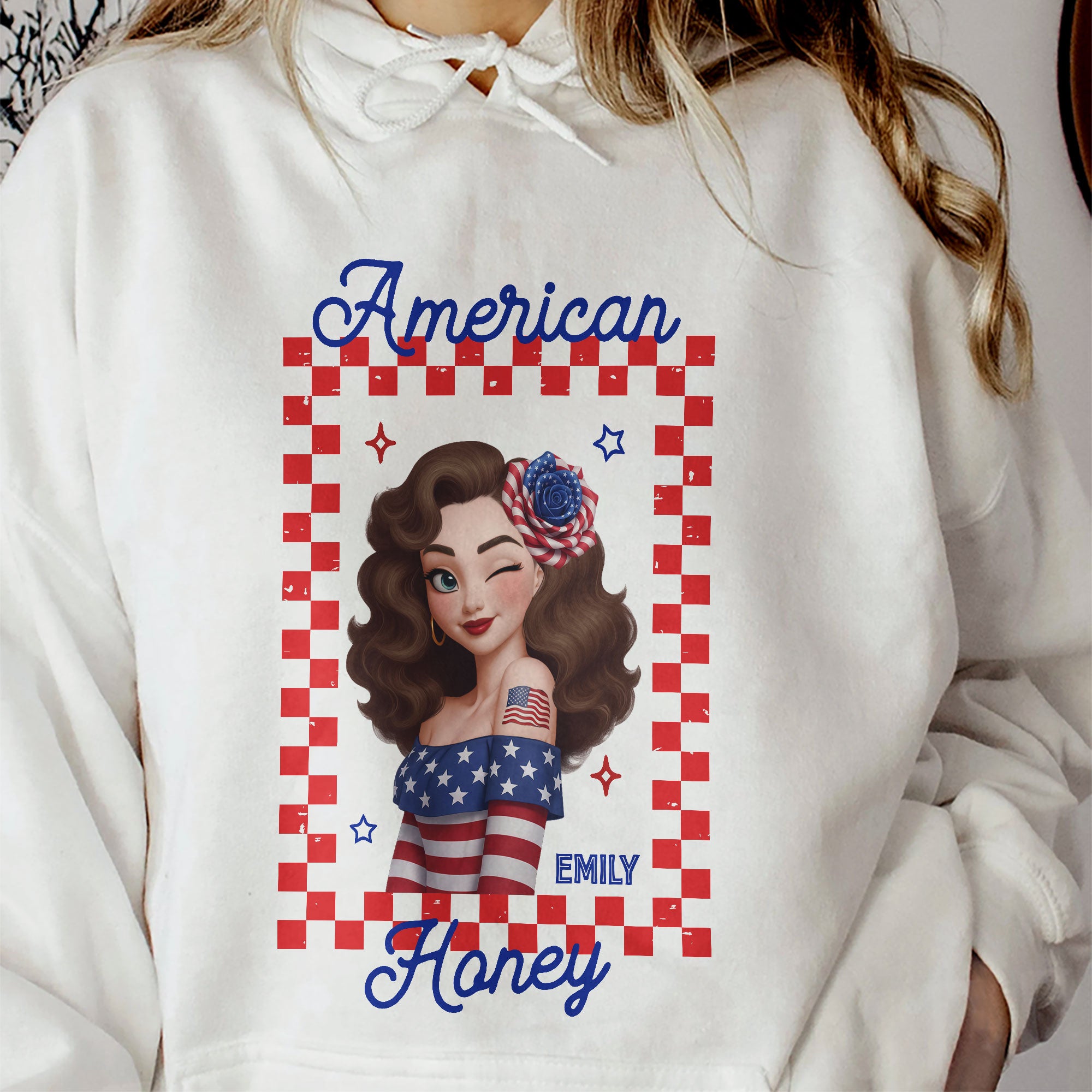 American-Honey-Red,-White-&-250-Patriotic-Personalized-Shirt-6
