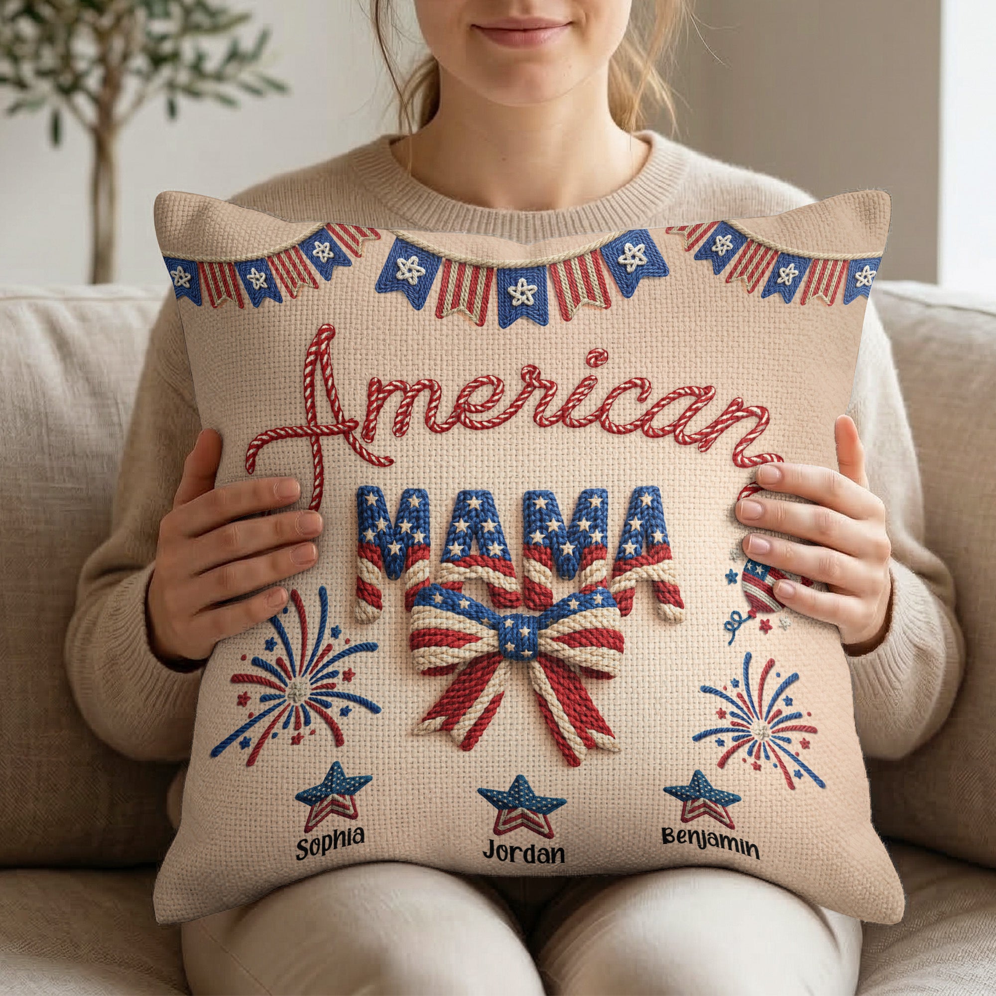 American-Mama-Grandma-250Th-Birthday-Usa-Faux-Pattern-Personalized-Pillow-Cover-3
