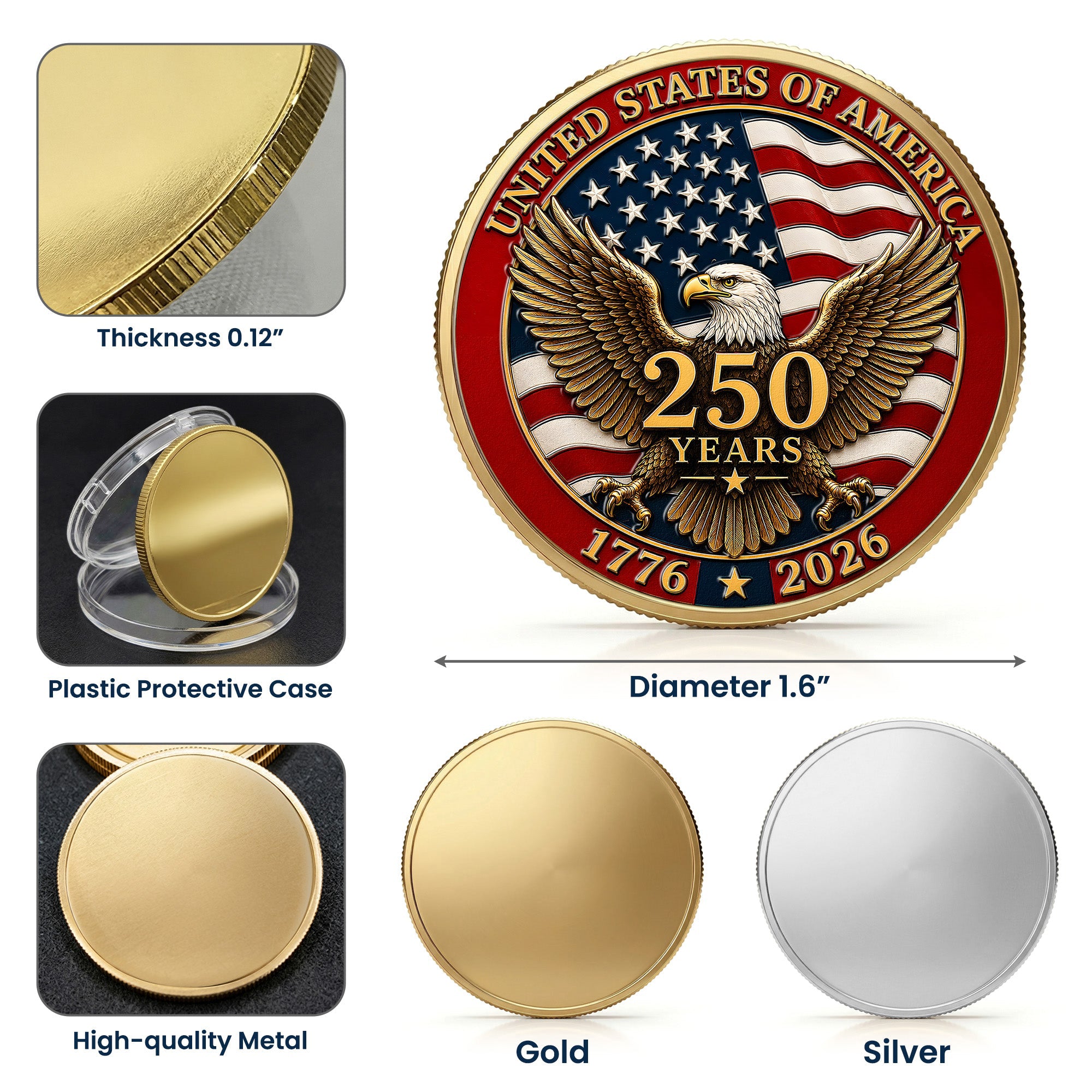American_Symbol_250_Years_Of_Freedom_Bald_Eagle_Coin_7