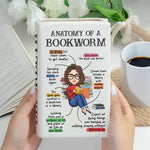 Anatomy Of A Bookworm - Personalized Ceramic Book Vase