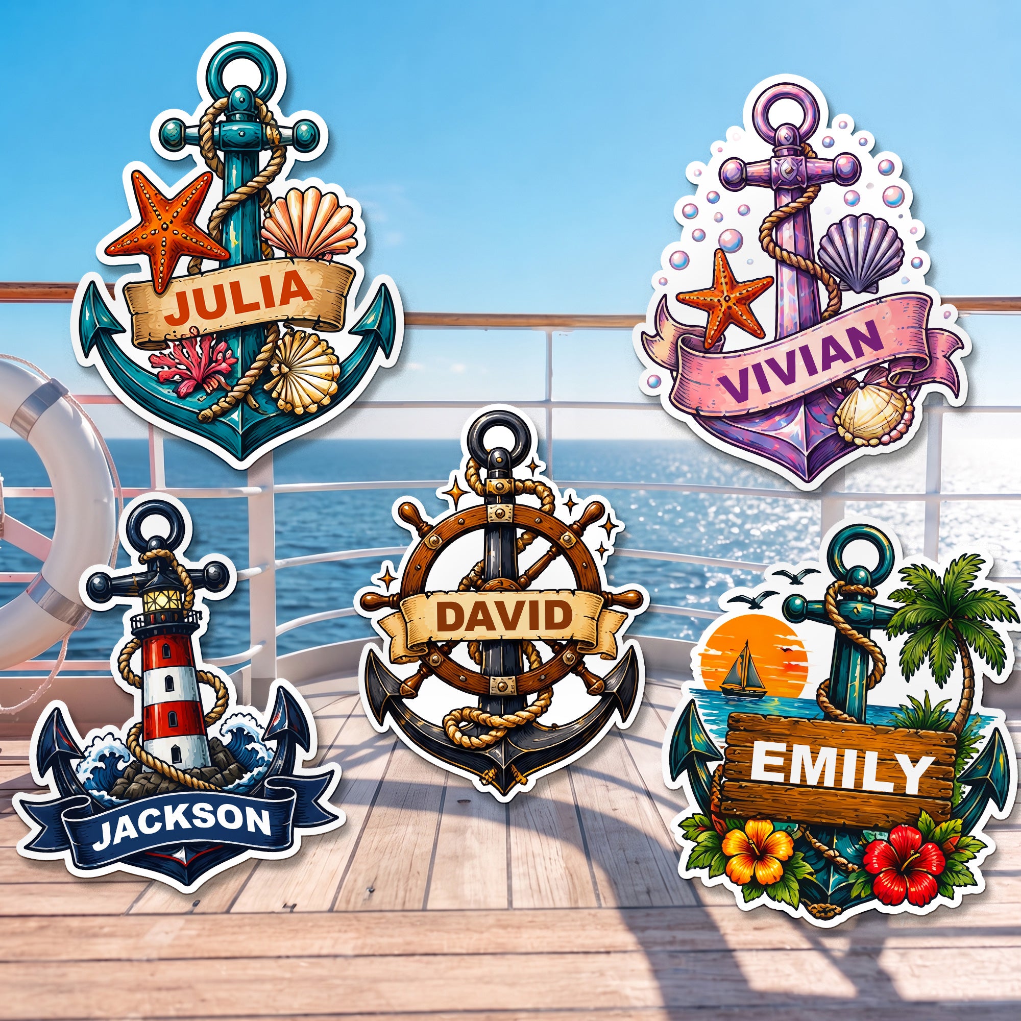 Anchor-Cruise-Door-Signs-Stateroom-Decor-Cruising-Family-Vacation,-Girls-Trip-Personalized-Magnet-2