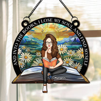 And Into The Books - Personalized Window Hanging Suncatcher Ornament