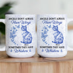 Angels Don't Always Have Wings Cat Toile De Jouy Style - Personalized Mug