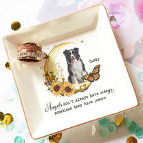 Angels Don't Always Have Wings Sometimes They Have Paws & Whiskers - Personalized Photo Jewelry Dish