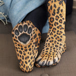 Animal Feet Funny Gift For Husband Wife Coworker Friends - Personalized Socks