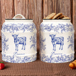 Animal Lovers Chinoiserie Toile De Jouy Version - Personalized Cookie Jar