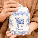 Animal Lovers Chinoiserie Toile De Jouy Version - Personalized Cookie Jar