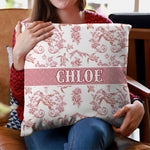Animal Lovers Chinoiserie Toile De Jouy - Personalized Pillow (Insert Included)