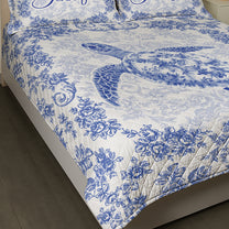 Animal Lovers Vintage Toile De Jouy - Custom Quilt Set