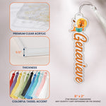 Animal Reading Book, Custom Name Book Lover, Reader For Kids - Custom Acrylic Bookmark