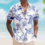 Animals Chinoiserie Toile De Jouy - Personalized Hawaiian Shirt