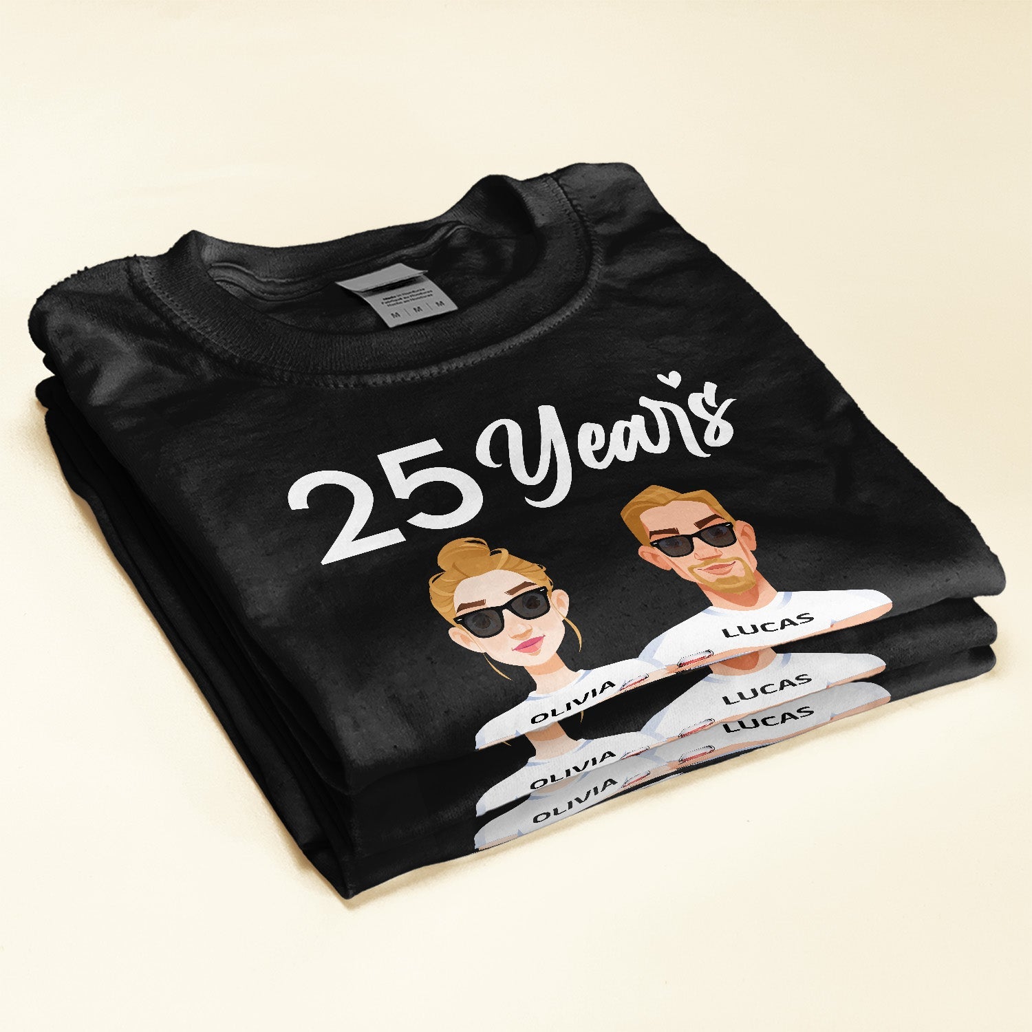 Anniversary Funny Shirt Still Put Up With - Personalized Couple Shirts