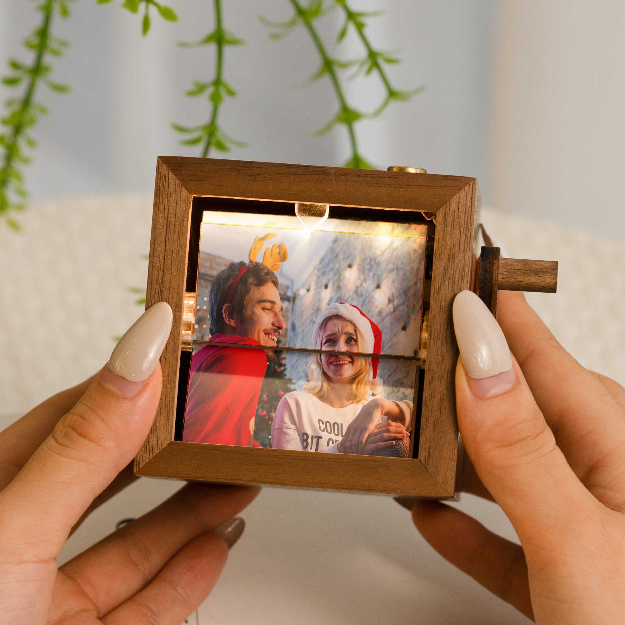 Anniversary Gift Couple Gift For Her/Him - Custom Photo Flipbook Frame