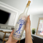 Anniversary Gift Toile De Jouy Style You & Me We Got This - Personalized Bottle Lamp