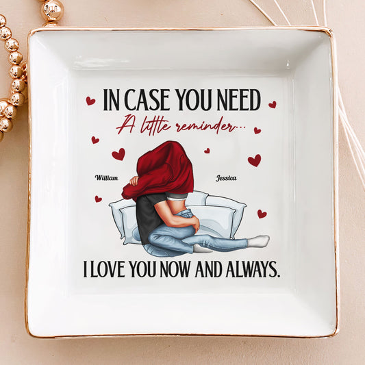 Anniversary Gifts For Women I Love You Now & Always - Personalized Jewelry Dish