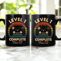 Anniversary Video Gamer, Level Complete - Personalized Mug