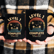 Anniversary Video Gamer, Level Complete - Personalized Mug
