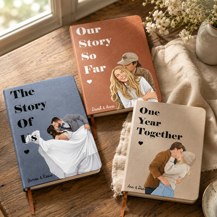 Anniversary-Gifts-Custom-Photo-Couples-Portrait-Art-The-Story-Of-Us-Personalized-Journal-1