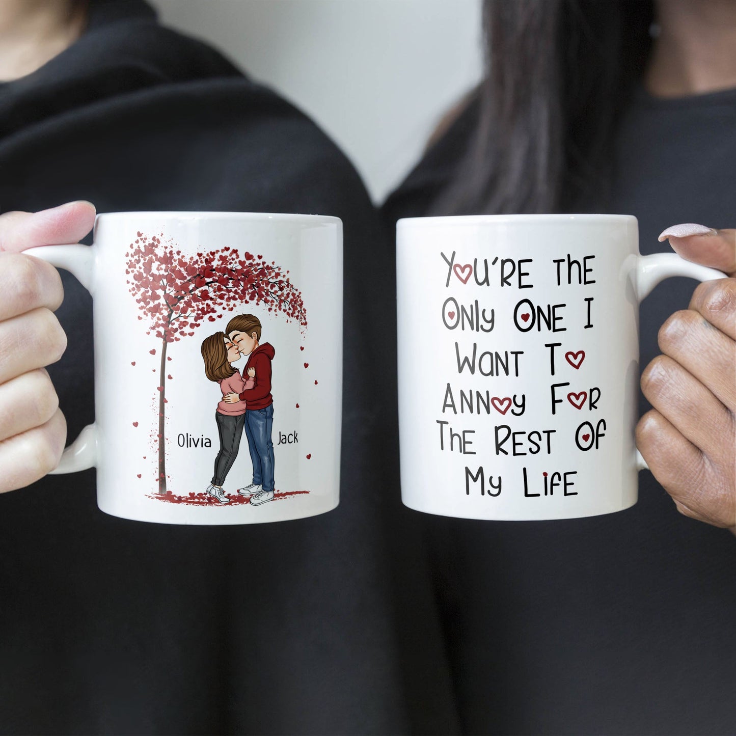 Annoy For The Rest Of My Life - Personalized Mug - Anniversary Gift For Couple, Husband, Wife, Boyfriend, Girlfriend